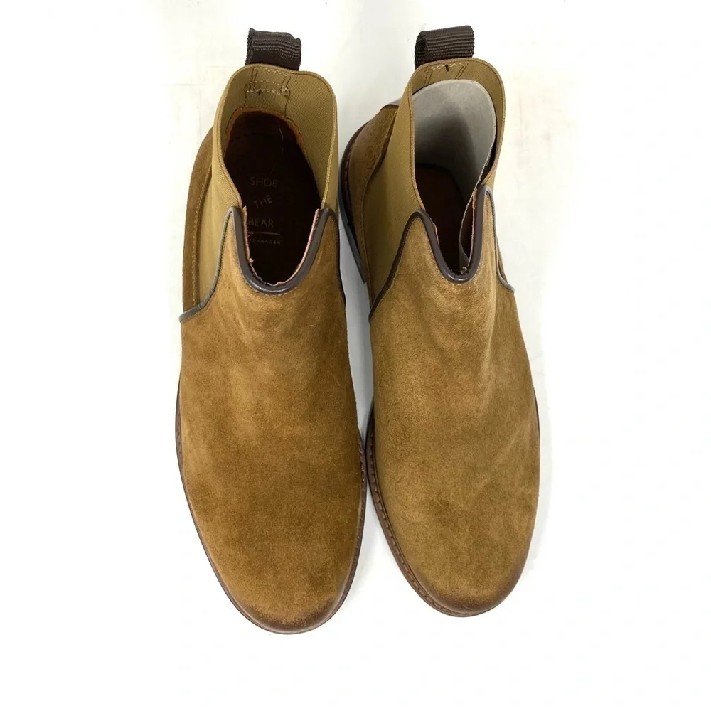 Shoe The Bear Wyatt Suede Chelsea Boots Brown